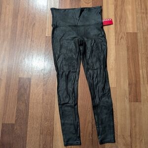 SPANX Black Faux Leather Leggings NWT